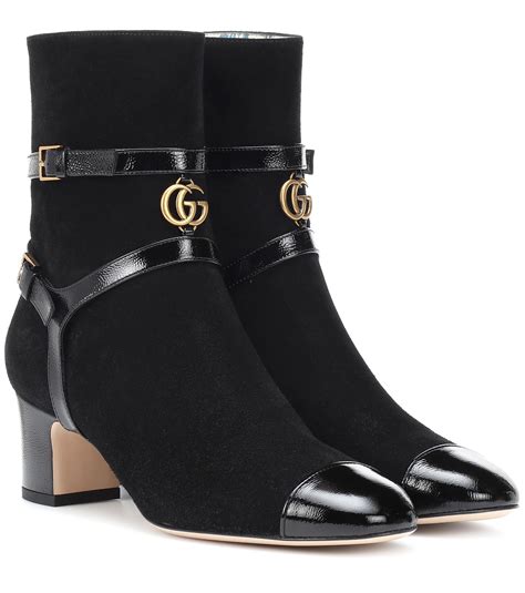 gucci suede ankle boots